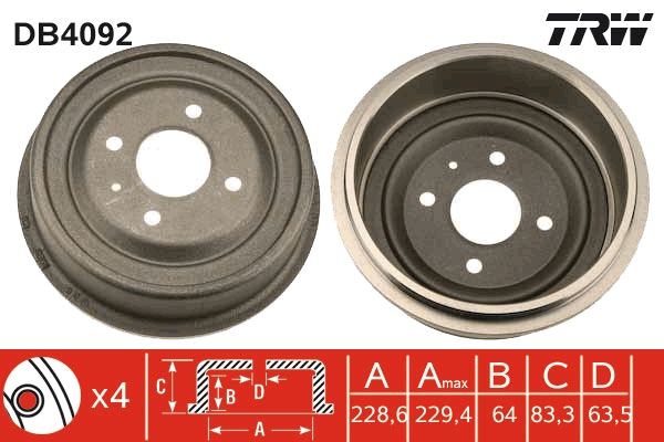 TAMBOUR DE FREIN  9900