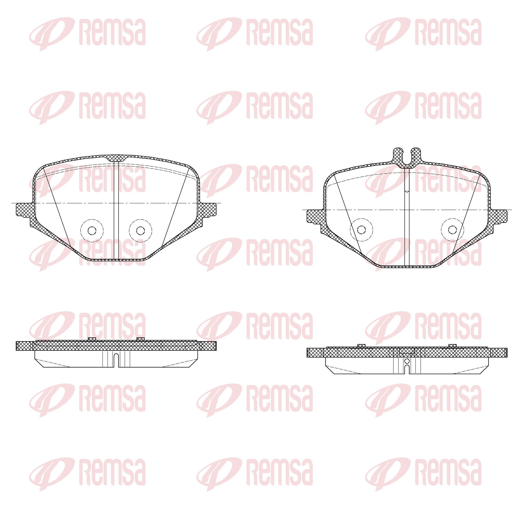 Brake Pad Set, disc brake 1913.00