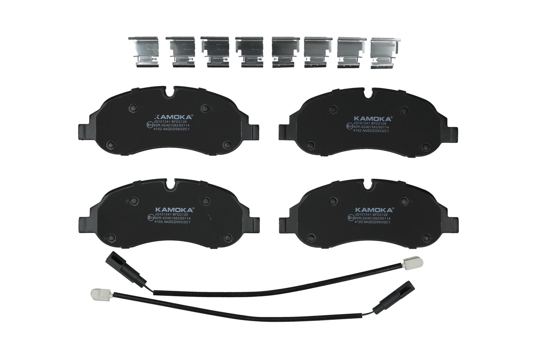 Bremsbelagsatz, Scheibenbremse