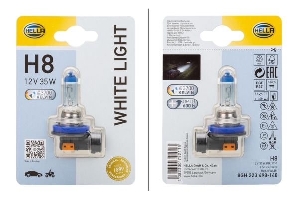 H8 12V 35W PGJ19-1 WHITE LIGHT BLI1