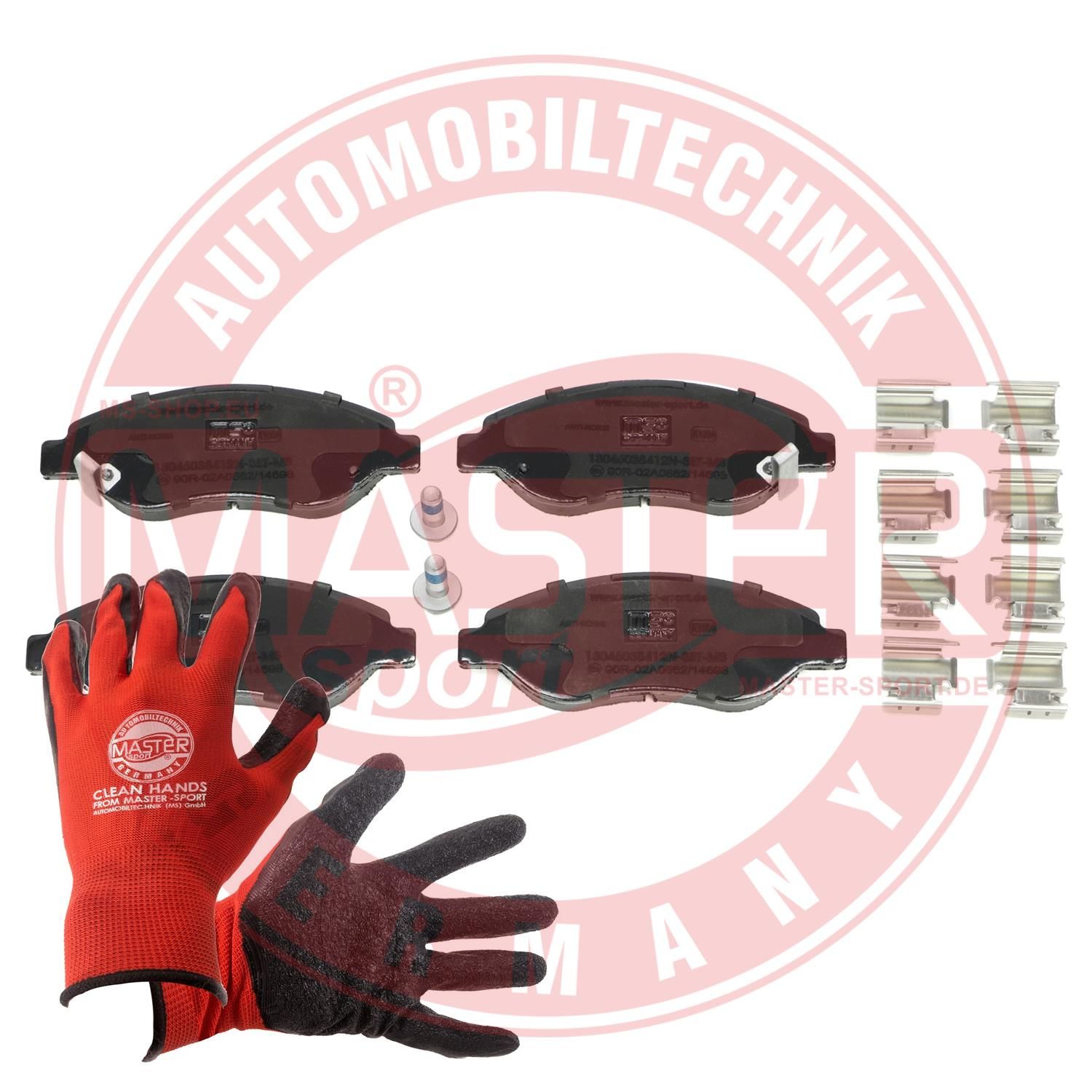 13046038412N-SET-MSP MASTER-SPORT GERMANY PROMO fékbetétkészlet, tárcsafék