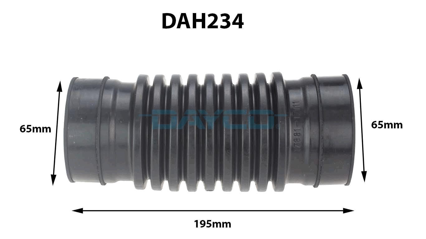 DAYCO AIR INTAKE HOSE TOYOTA - TecDoc Only