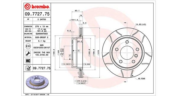 360406016605 MAGNETI MARELLI féktárcsa