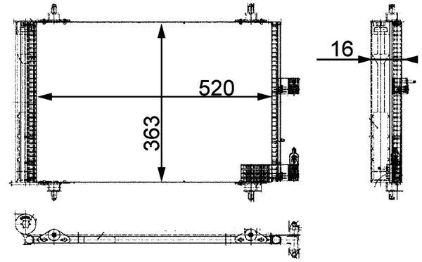 Kondensator, Klimaanlage