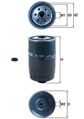 KC 503D KNECHT Üzemanyagszűrő