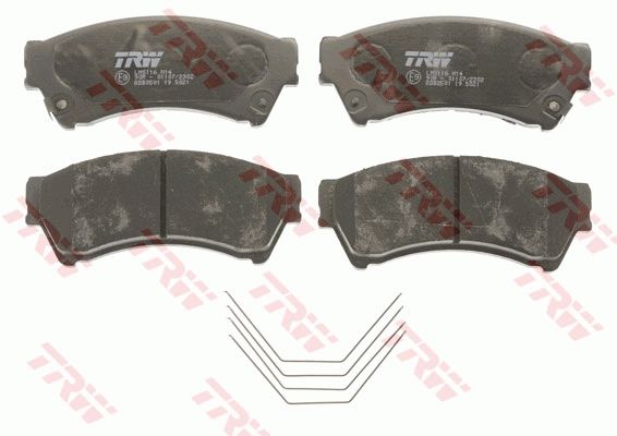 TRW DISC BRAKE PADS - TecDoc 2