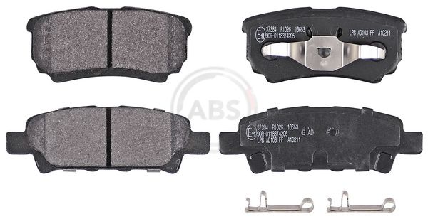 Brake Pad Set, disc brake 37384