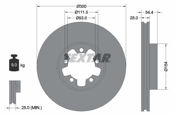 Brake Disc 92151903