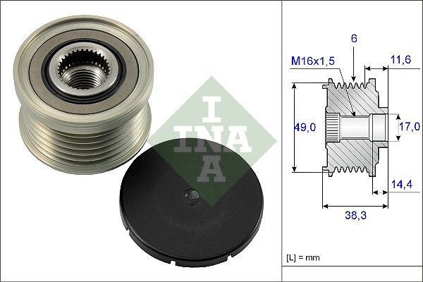 Alternator Freewheel Clutch 535 0127 10