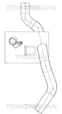 TRISCAN 8516 29093 Hydraulic Hose, steering