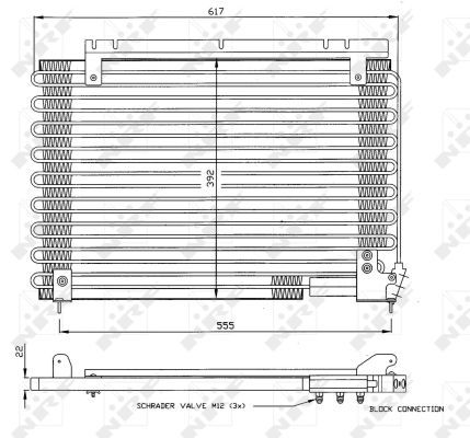 NRF 35191 Condenser, air conditioning