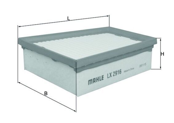 KNECHT LX 2916 - Luftfilter