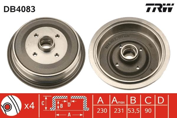 TAMBOUR DE FREIN  9900