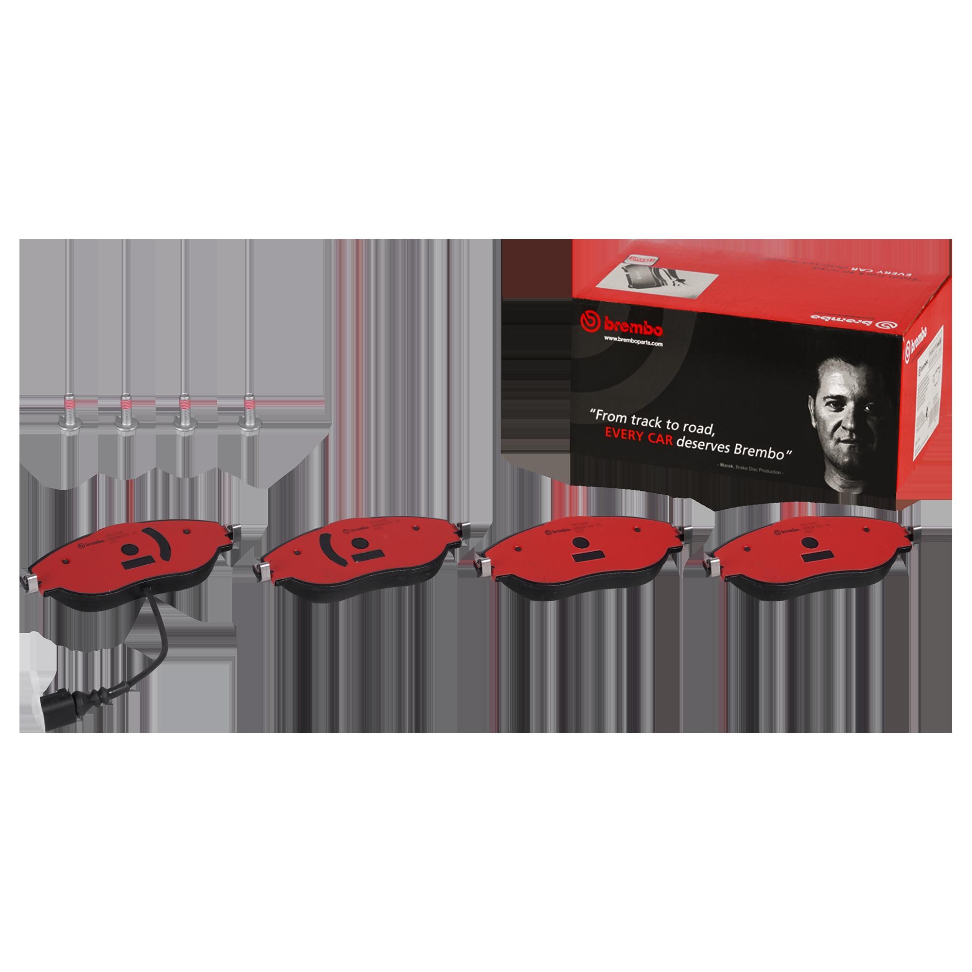 BREMBO DISC PAD -  AUDI A3 2.0 AMBITION 8V 14-16 (FRT) *1 W/Sensor - TecDoc 1