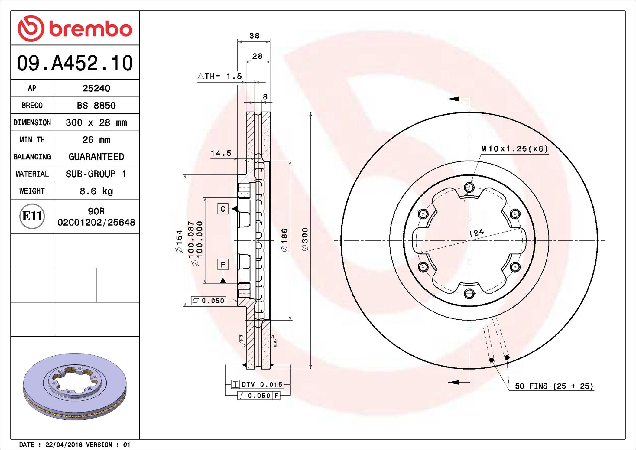 NISSAN NAVARA D22 97-02 (FRT) - TecDoc 1