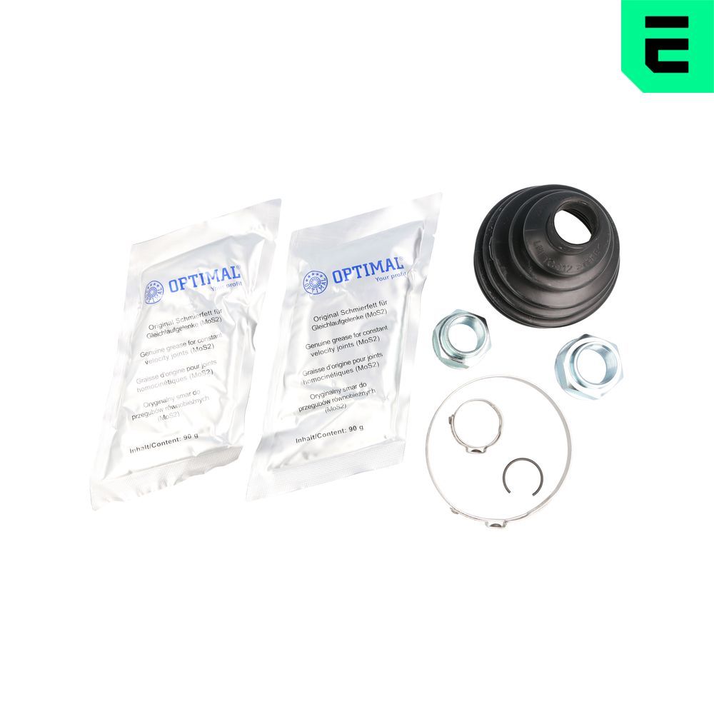 Faltenbalgsatz, Antriebswelle