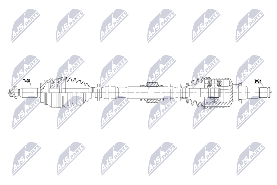 NTY NPW-MS-126 Antriebswelle