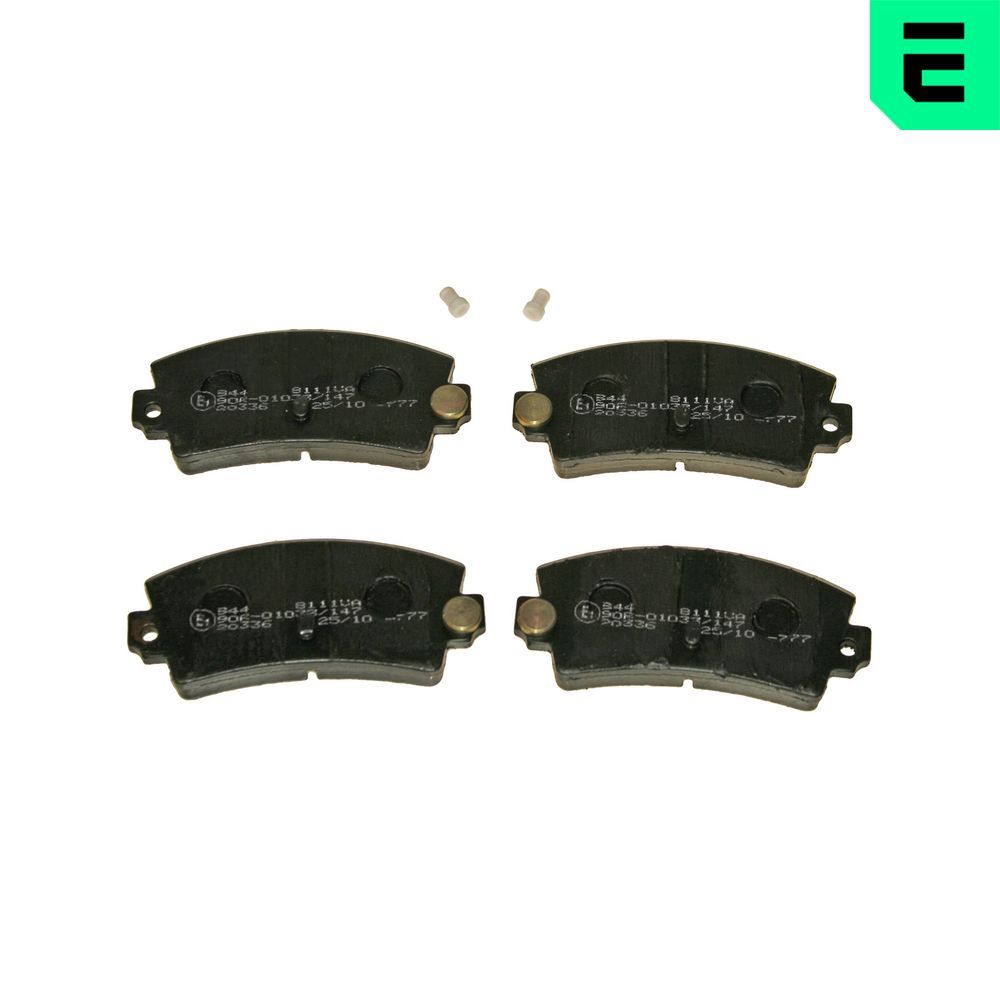 OPTIMAL BP-81111 - Bremsbelagsatz, Scheibenbremse