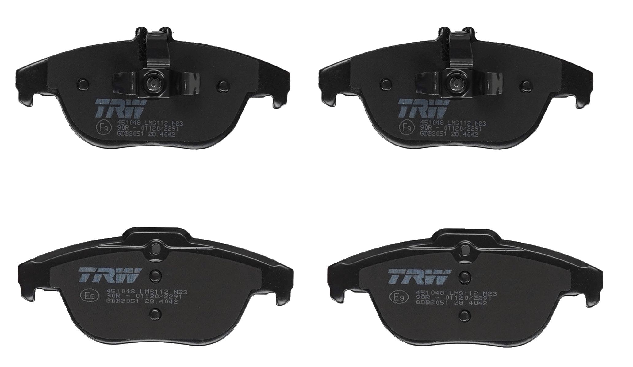 TRW DISC BRAKE PADS - TecDoc 2