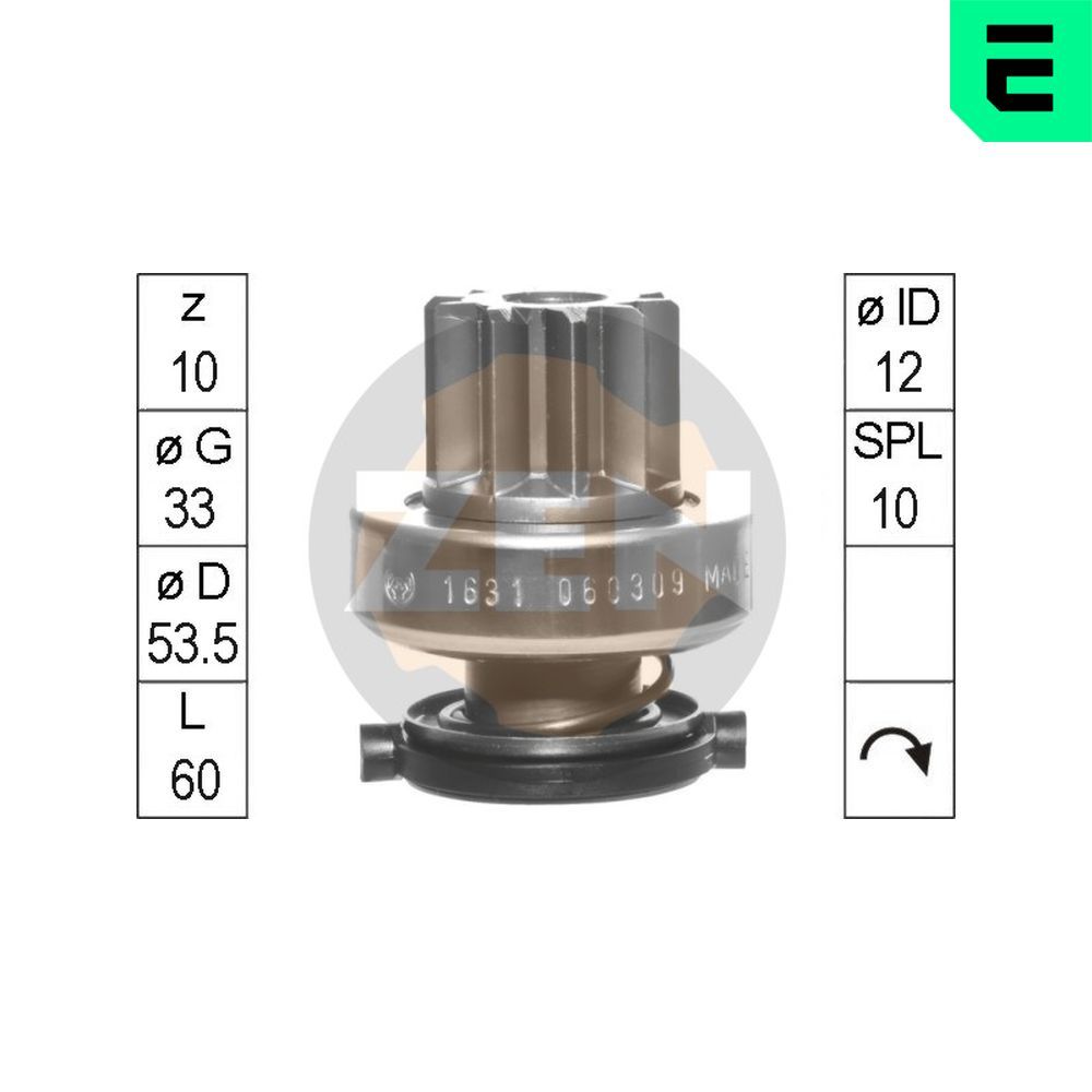 Freilaufgetriebe, Starter