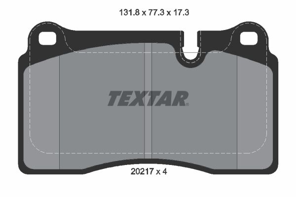 Brake Pad Set, disc brake 2021701