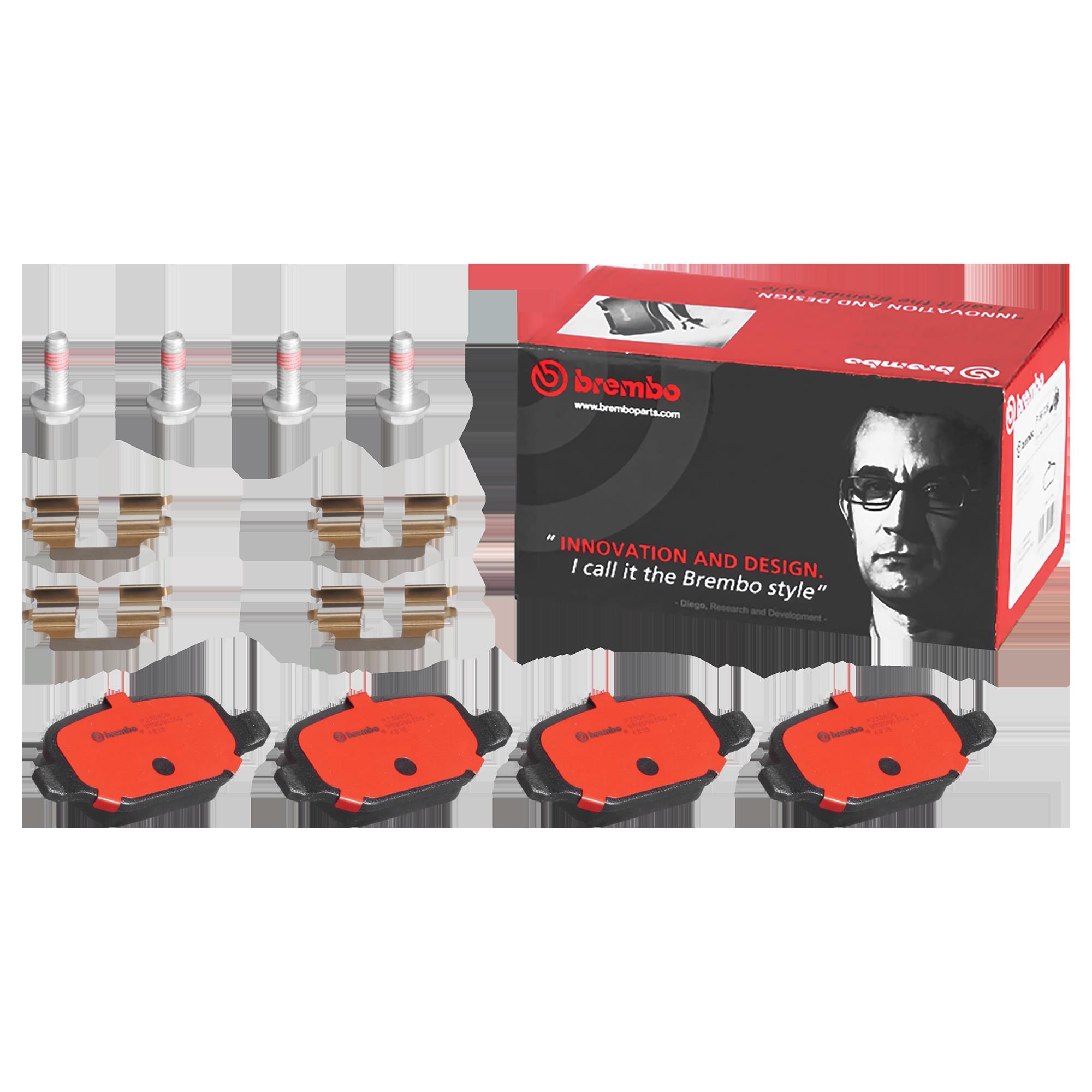 BREMBO DISC PAD -  FIAT 500 13-On (RR) - TecDoc 1