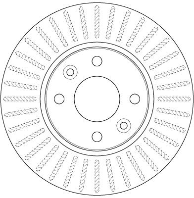 TRW BRAKE DISC - TWIN PACK - TecDoc 2