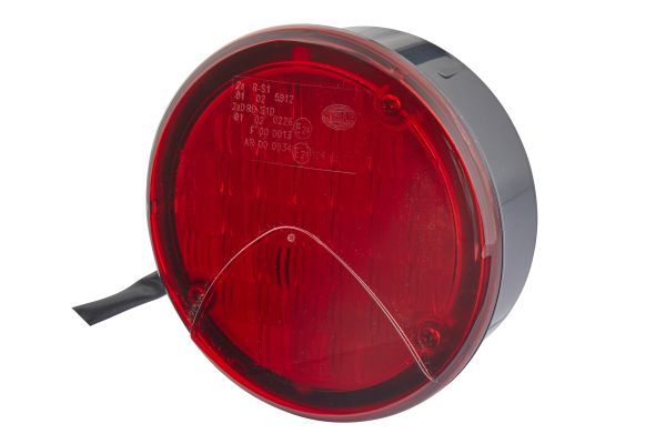 FEU AB 37LED ROUGE ROND 122MM 24V  8500