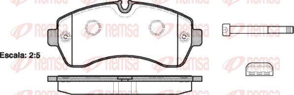 Brake Pad Set, disc brake 1243.00