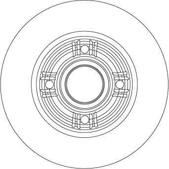 TRW BRAKE DISC - TecDoc 2