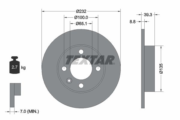 Brake Disc 92098203