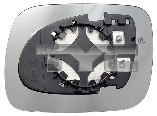 veidrodėlio stiklas, išorinis veidrodėlis