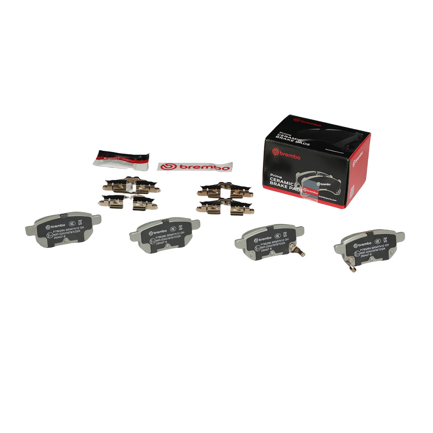 BREMBO DISC PAD -  SUZUKI SWIFT 10-17 (RR) - TecDoc 1