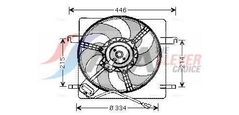 FD7515 AVA QUALITY COOLING ventilátor, motorhűtés