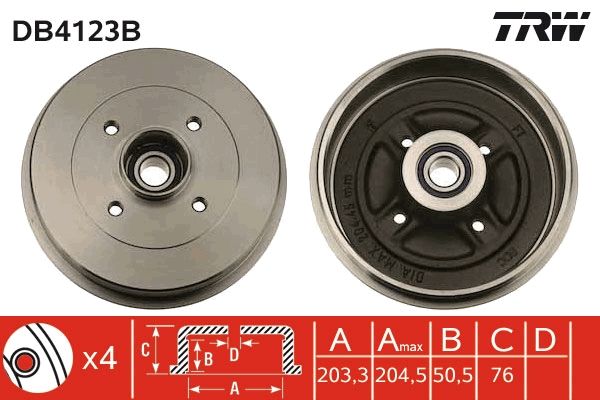 TAMBOUR DE FREIN + ROUL.