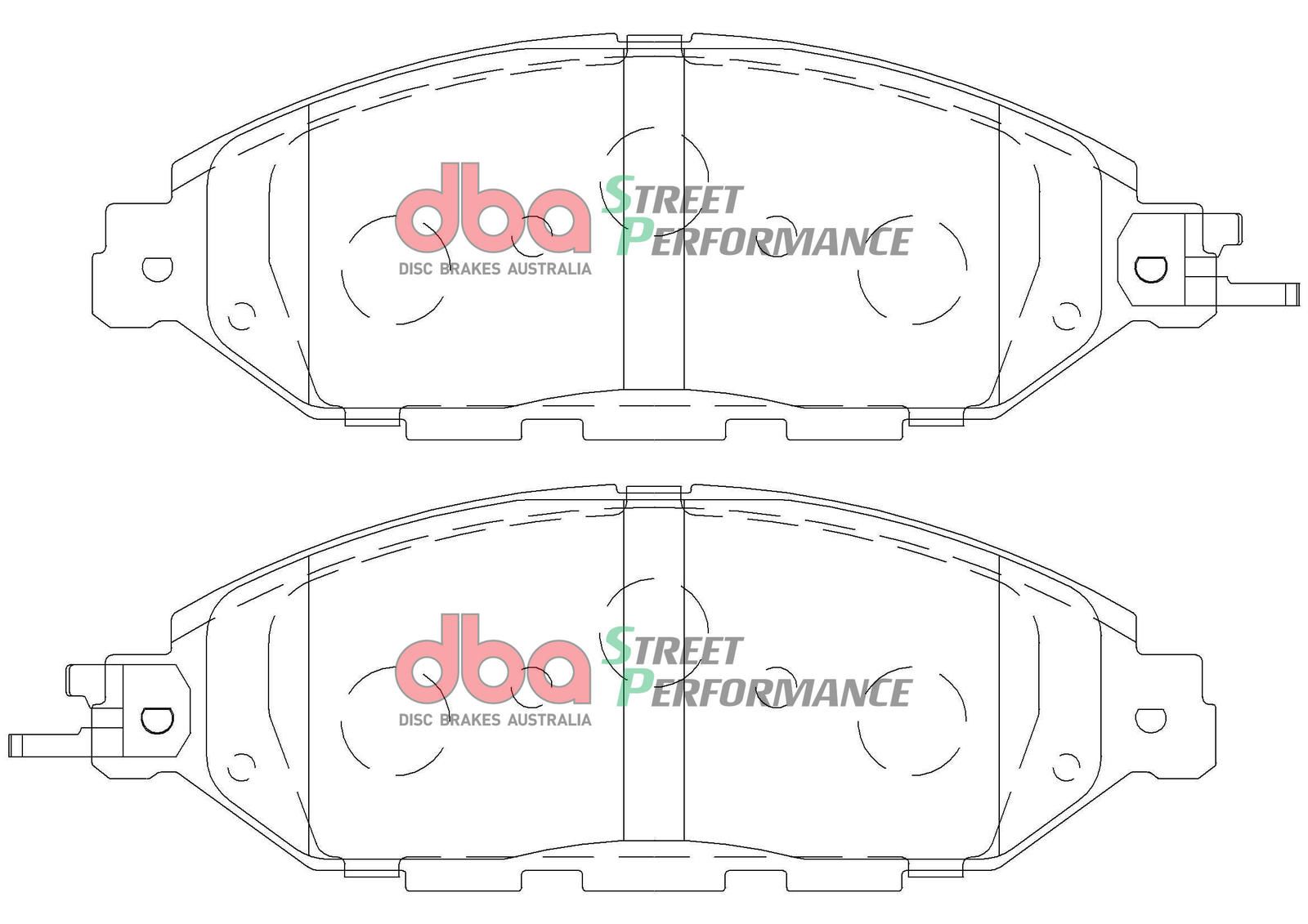 DBA SP PERFORMANCE BRAKE PADS [ Nissan Pathfinder R52 2013-on F ] - TecDoc Only