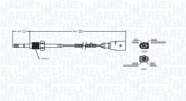 Sensor, Abgastemperatur Sensor, Abgastemperatur