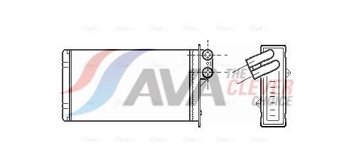 PEA6118 AVA QUALITY COOLING Hőcserélő, belső tér fűtés
