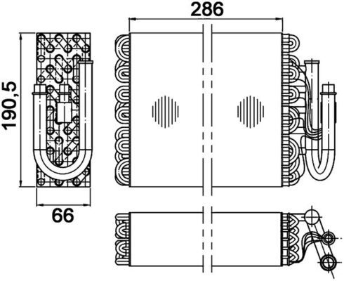 Verdampfer, Klimaanlage