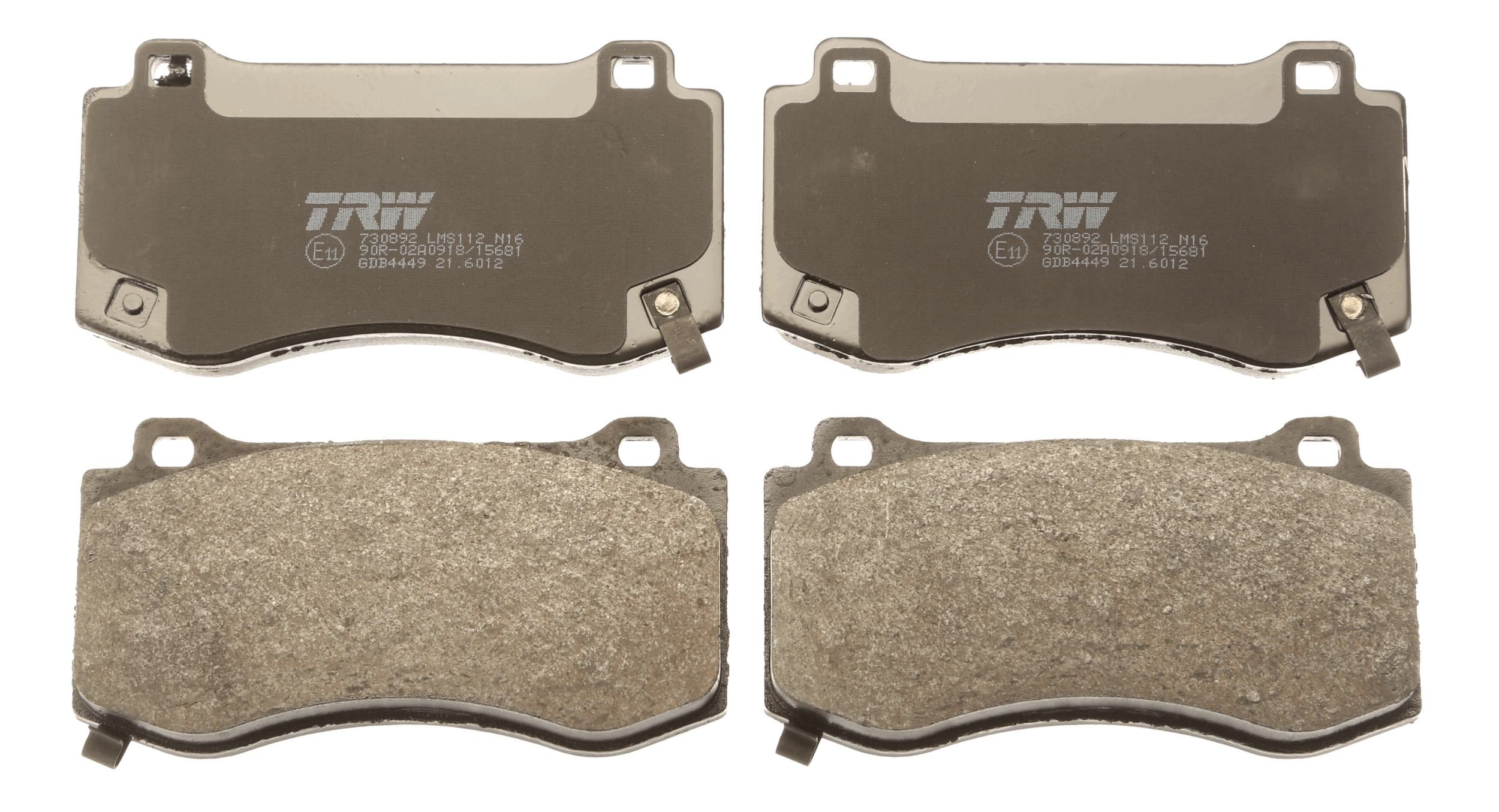 TRW DISC BRAKE PADS - TecDoc 2