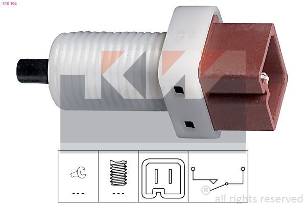 KW 510 192 - Bremslichtschalter