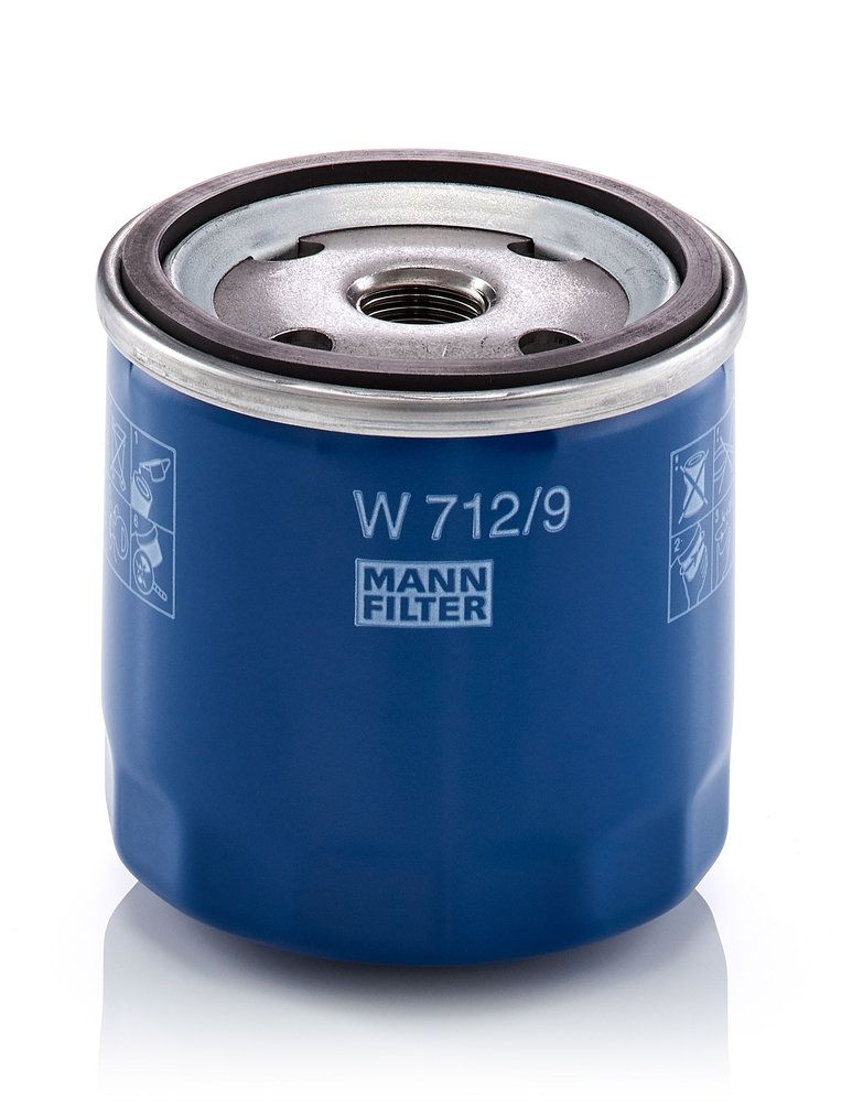 MANN-FILTER W 712/9 - &Ouml;lfilter