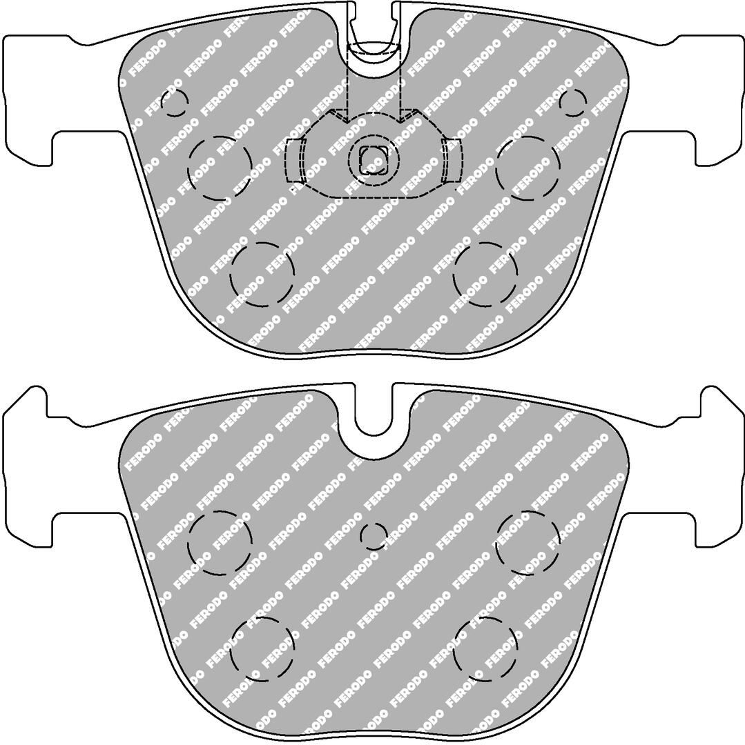 FERODO RACING FCP1672Z - Bremsbelagsatz, Scheibenbremse DSUNO