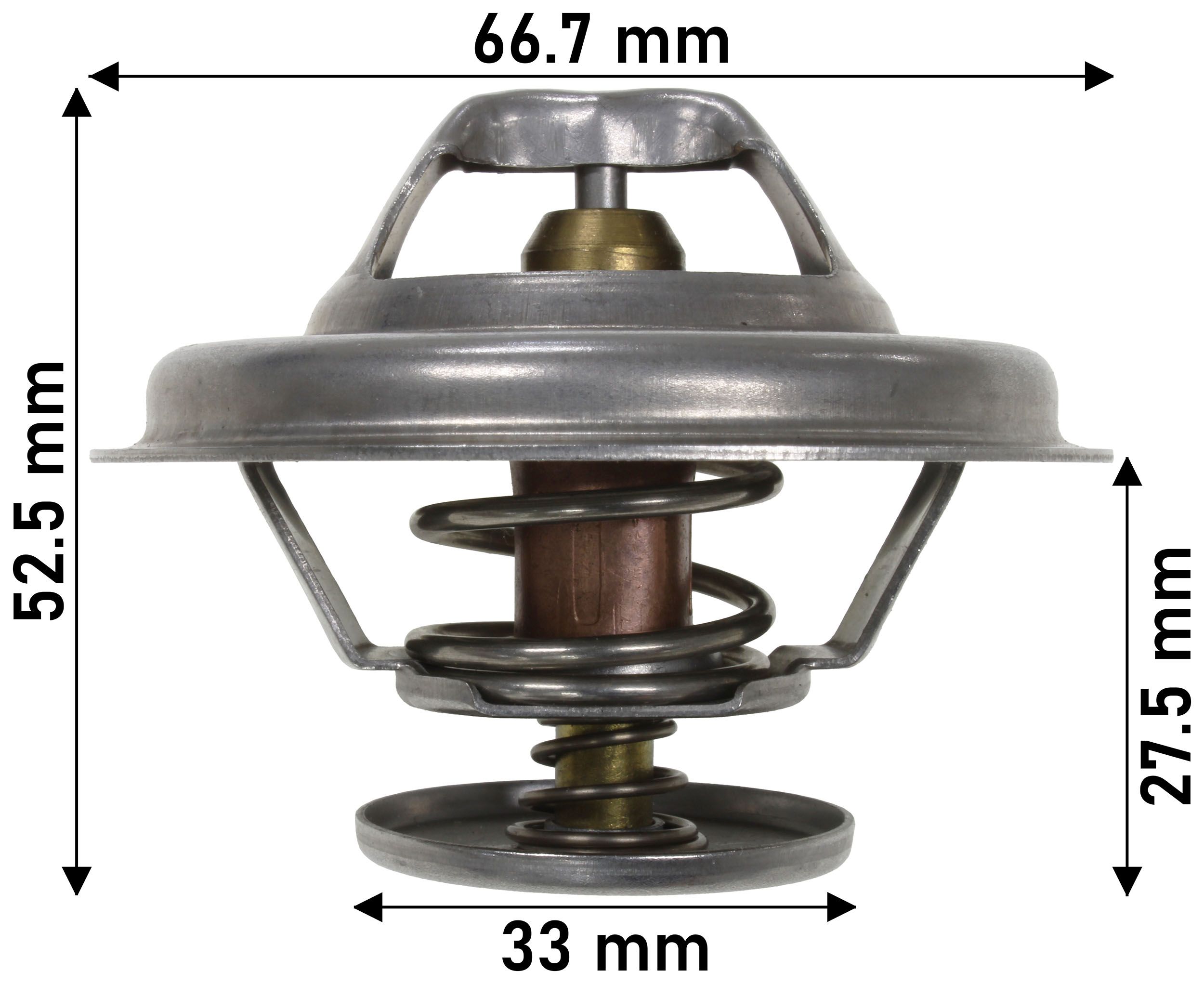 THERMOSTAT 67MM DIA 77C VW - TecDoc Only