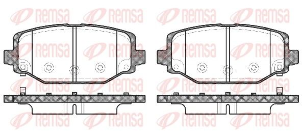 Premium Rear Brake Pad Set Premium Rear Brake Pad Set