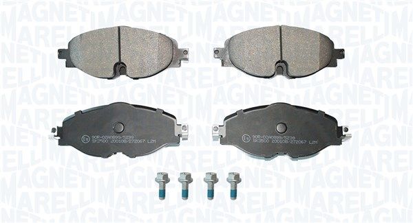 Bremsbelagsatz, Scheibenbremse