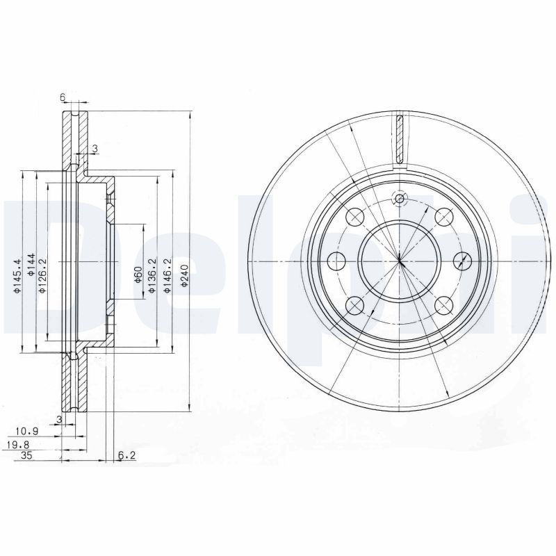 Brake Disc BG3568