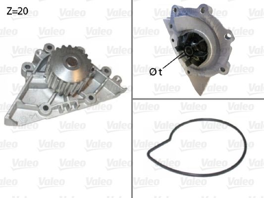 VALEO 506720 Water Pump, engine cooling