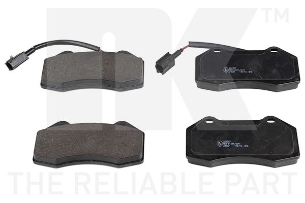 Bremsbelagsatz, Scheibenbremse