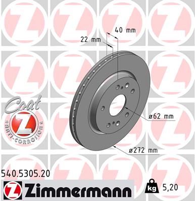 Brake Disc 540.5305.20